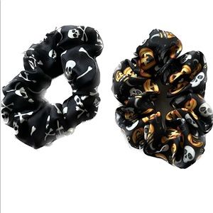 Halloween spooky scrunchies